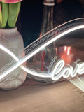 Led Neon Sign "Infinity Love" - Creative Decor