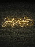 Led Neon Sign "Just Married"